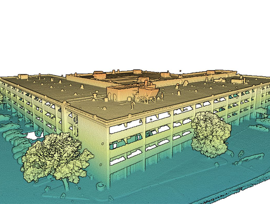 3d architectural as built sample showing commercial building pointcloud and revit LOD 200. Architectural As-Built survey using 3d Laser scanner-Faro Hosuton