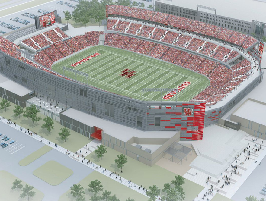 U of H Stadium 360 Panoramic Photo