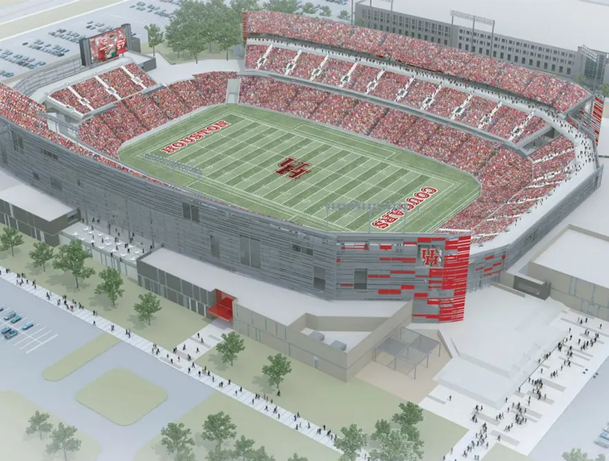 U of H Stadium 360 Panoramic Photo