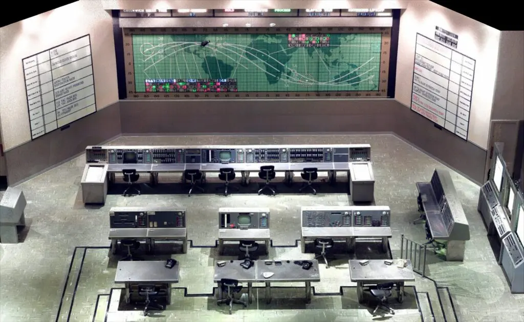 Mercury Mission Control 3d laser scan