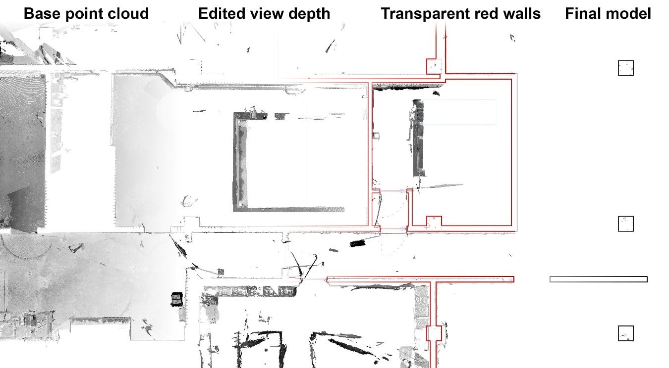How to model with families from point clouds in Revit