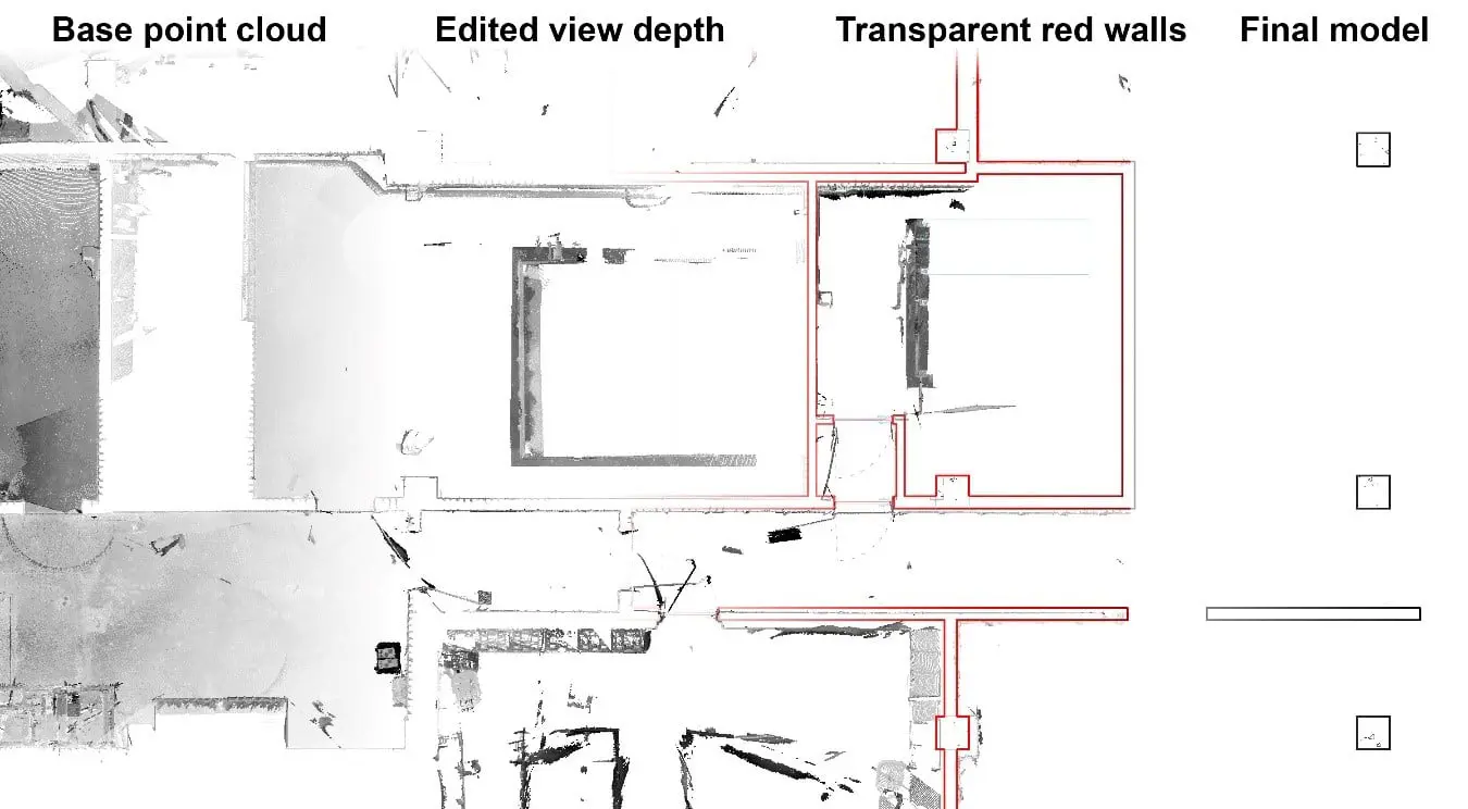 How to model with families from point clouds in Revit