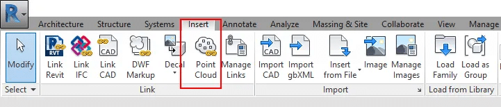 Point Cloud to Revit 